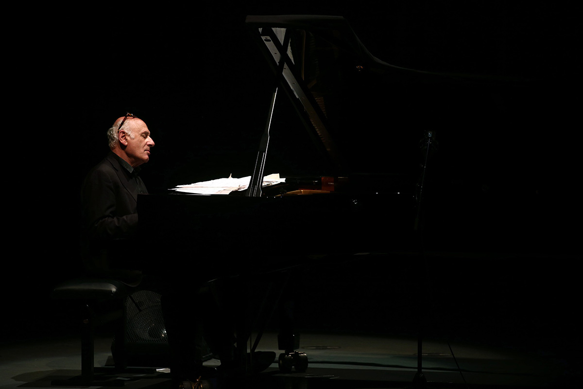 Mandatory Credit: Photo by Estela Silva/Epa/REX/Shutterstock (8291574a)
English Composer and Pianist Michael Nyman Performs Live in Concert at Casa Da Musica in Porto Portugal 11 May 2016 Portugal Porto
Portugal Michael Nyman - May 2016