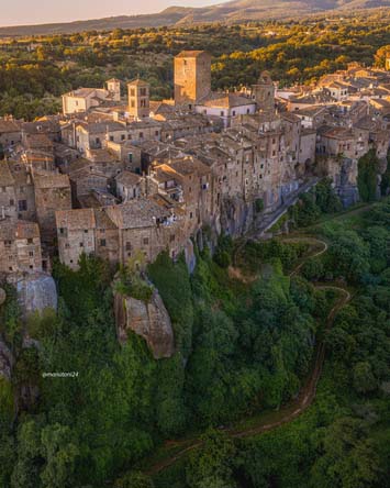 Vitorchiano. vista.tonetti