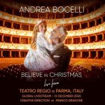 Andrea Bocelli - believe nuovo album cover