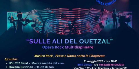 K'in-232-Band-presenta-Sulle-Ali-del-Quetza-Opera-Rock-Multidisciplinare