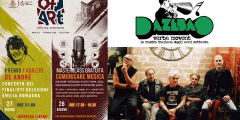 OF.ART: dopo il successo della serata con Mauro Ermanno Giovanardi si prosegue venerdì 26 giugno con la Masterclass “Comunicare Musica” e sabato 27 con la finale regionale del Premio De André.