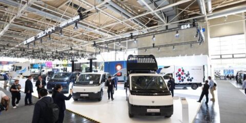 Questa foto mostra lo stand di Chery Commercial Vehicle all'IAA Transportation 2026 di Hannover, in Germania. (Foto fornita da Chery Commercial Vehicle)